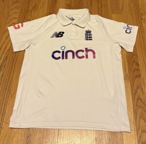 England Cricket 2021 ODI New Balance Cricket Shirt Size Men's Small